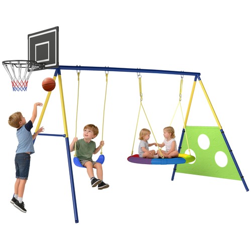 Aiyaplay kids swing set - 4-in-1,