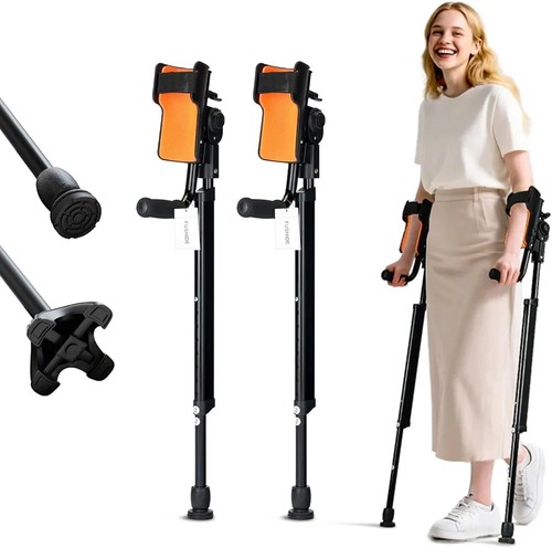 Adjustable forearm crutches - adjustable,