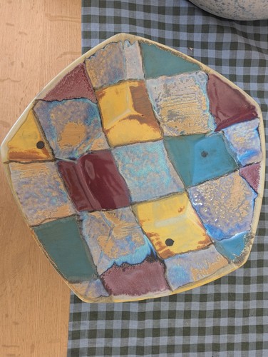 Dartington pottery large bowl - dartington,