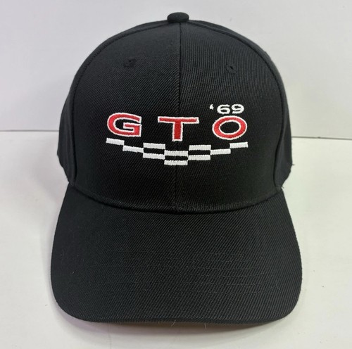 1969 pontiac gto hat black - 1969,