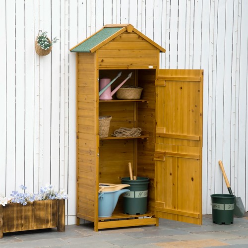 Wooden garden storage - garden,