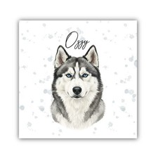 Husky Personalised Fridge