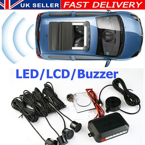 4pcs black parking sensors - 4pcs,