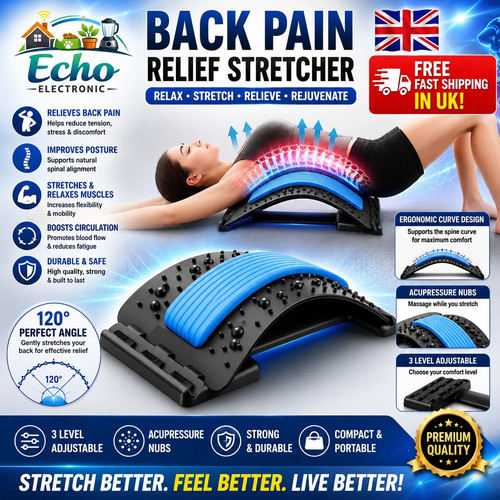 Back stretcher for pain - back, relief