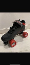 Roller Derby M4 Viper Speed Quad Skates Indoor/Outdoor, Black/Red, Size 7