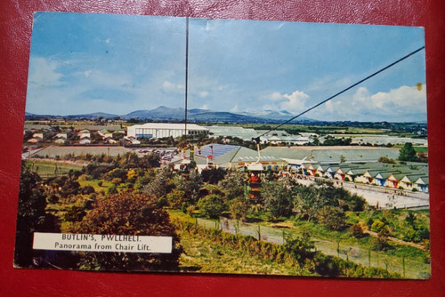 Butlins pwllheli postcard - butlins,