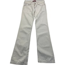 Levi's Eve Square-Cut Straight White Jeans Women UK 6 Long