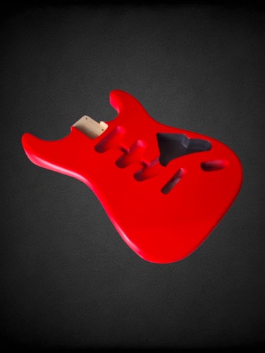 Stratocaster body fiesta red - stratocaster,