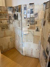 Antique Collage Screen Room