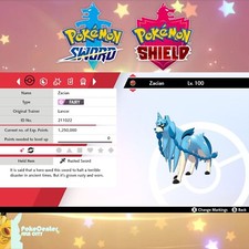 ✨Ultra Shiny Zacian ✨Event GAMESTOP ✨ Rusted Sword ✨ Pokémon Sword & Shield