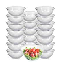 Clear Plastic Party Bowls Soup Salad Dessert Wedding Dinner Bowls Party Reusable