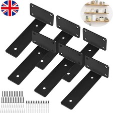 6Pcs Heavy Duty Black Cast