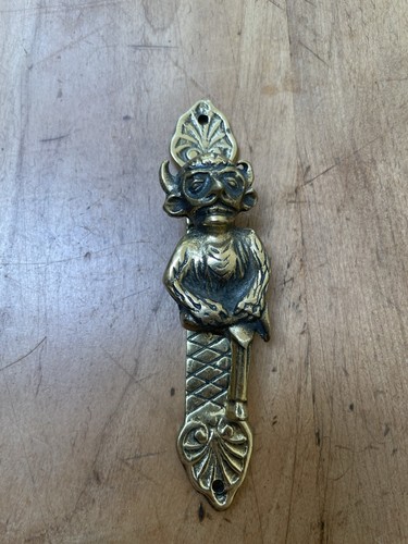 Antique door knocker - door,