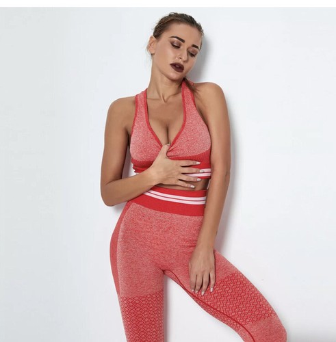 Women fitness yoga sets crop - fitness,