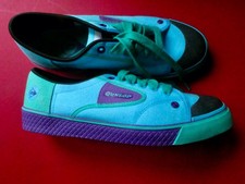 DUNLOP GREEN FLASH  MENS SIZE 8 UK TRAINERS. CONCEPT FEW EVER MADE VERY RARE