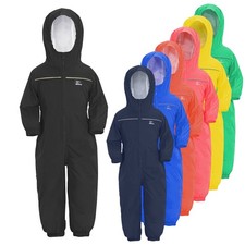 ZORAX 12M-14Y Kids Waterproof Child Rain Suit Boys Girls Breathable Puddle Suit