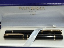 MINT Boxed Unused Vintage Waterman Laureat Med-Nib Fountain & Ballpoint Pen Set