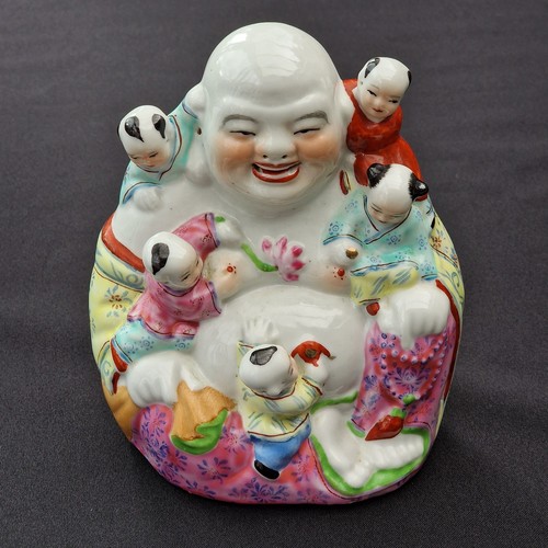 Vintage famille rose laughing - rose,