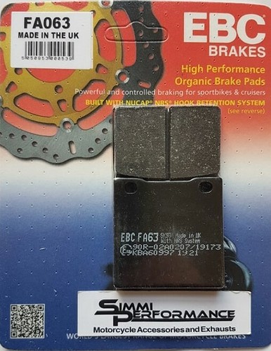 Ebc organic rear brake - organic, pads