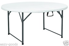 5ft Round Folding Table
