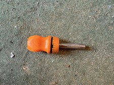 Snap-On Stubby Ratcheting Screwdriver (SSDMR1A) Orange