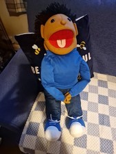 Hand Puppet Boy Ventriloquist Soft Full Body