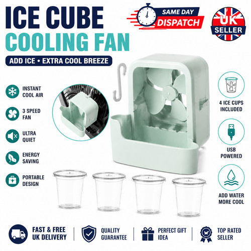 Electric fans ice - cube, holder