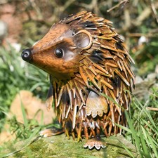 Hedgehog Garden Ornament - Autumn Winter Themed Decoration