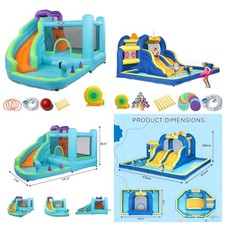 Bouncy Castle with Slide Pool