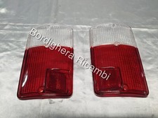 FIAT 126 PERSONAL FSM COPPIA GEMME PLASTICHE FANALI POSTERIORI BIANCO ROSSO NEW!