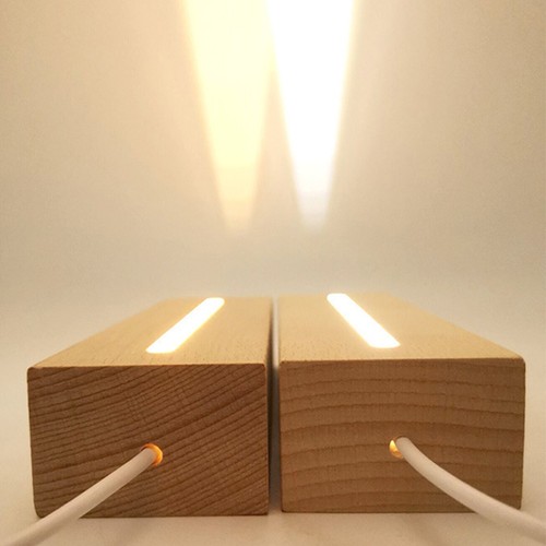 Diy night light base wooden - base,