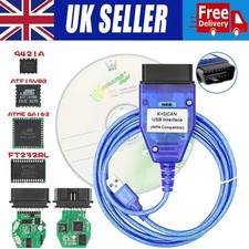 K+DCAN OBD2 Cable w/ Switch