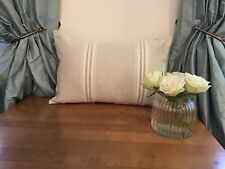 Cushion Cover In Susie Watson Grey Stripe 18 X 12 Inch