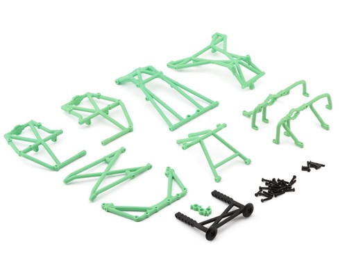Losi mini lmt cage set - cage, (green)