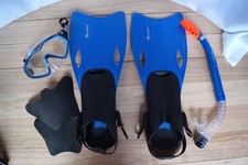 Wave Snorkel Set Adult L Blue