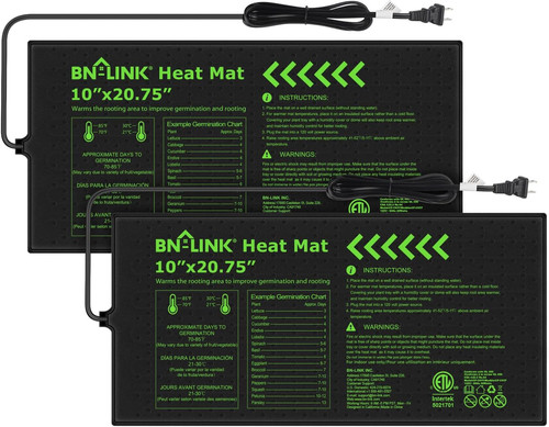 Seedling heat mat - mat, inches
