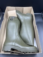 MEN’S AIGLE CESSAC TALL RUBBER WELLINGTON BOOTS - Uk Size 10+ New In Box