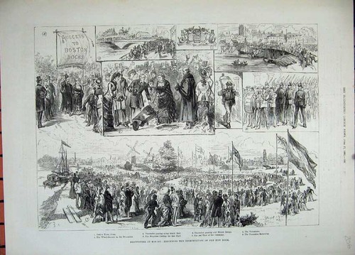 Old antique print - antique,