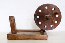 Antique Wool Winder Spinning Wheel 19th C. Indian Asian Charkha Country Rustic