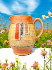 Crown Ducal Charlotte Rhead Stitch Pattern 1930's Art Pottery Vase Jug Pitcher