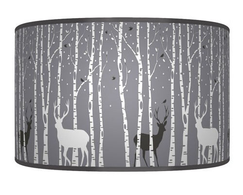 Trees stag deer grey - deer,