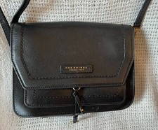 ♲Stunning *THE BRIDGE* Vintage Chestnut Italian Leather Cross Body Bag ♲