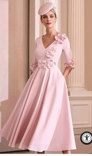 John Charles Mother of the bride dress 29265 with hatinator . 14/16