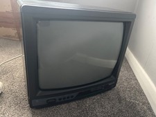 Philips 14" Colour Television 14GR1221/05B CRT Retro Gaming TV Working no remote
