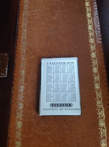 Vintage vitavox paper wait - paper,