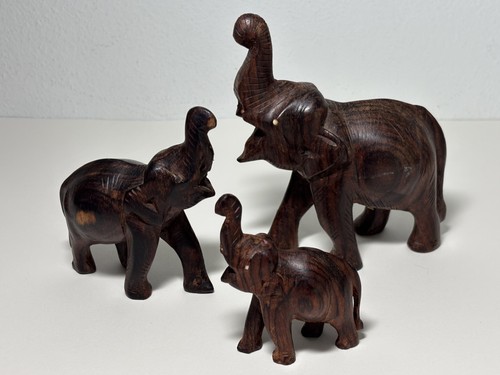 Set vintage hand - set/3, carved