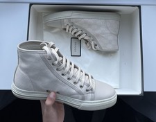 Gucci Cream Leather High Top