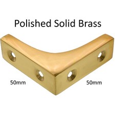 Polished Solid Brass Corner