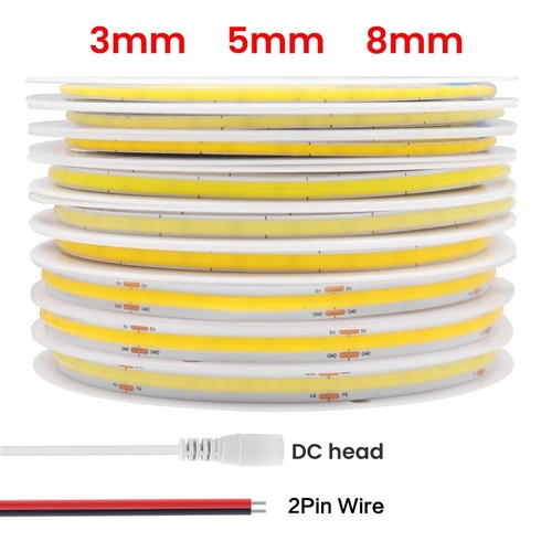 12v 24v cob led strip - 5v,
