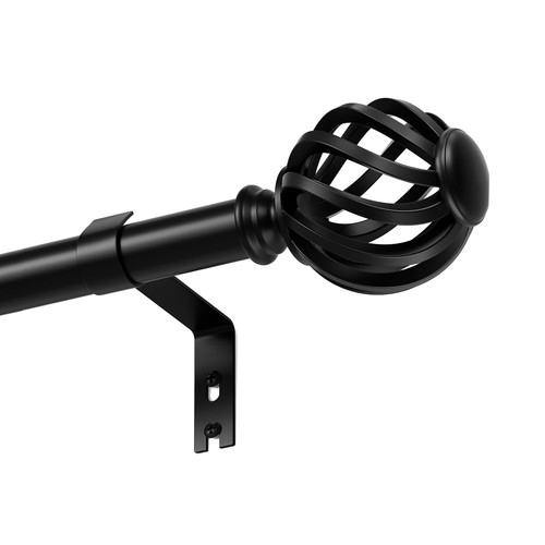 Black curtain poles for - curtain, eyelet